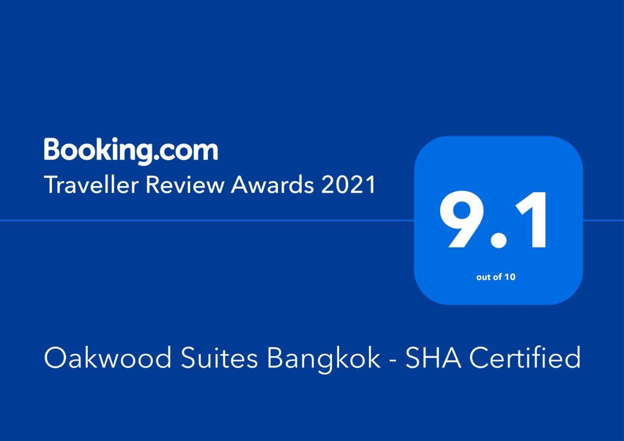 Oakwood Suites Bangkok Banguecoque Exterior foto Booking.com Traveller Review Awards 2021